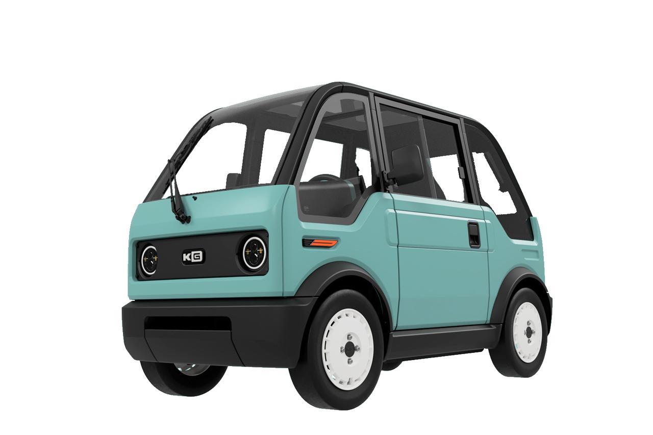 画像: 軽自動車よりも小さな「ひとり乗りEV」として設計されている。