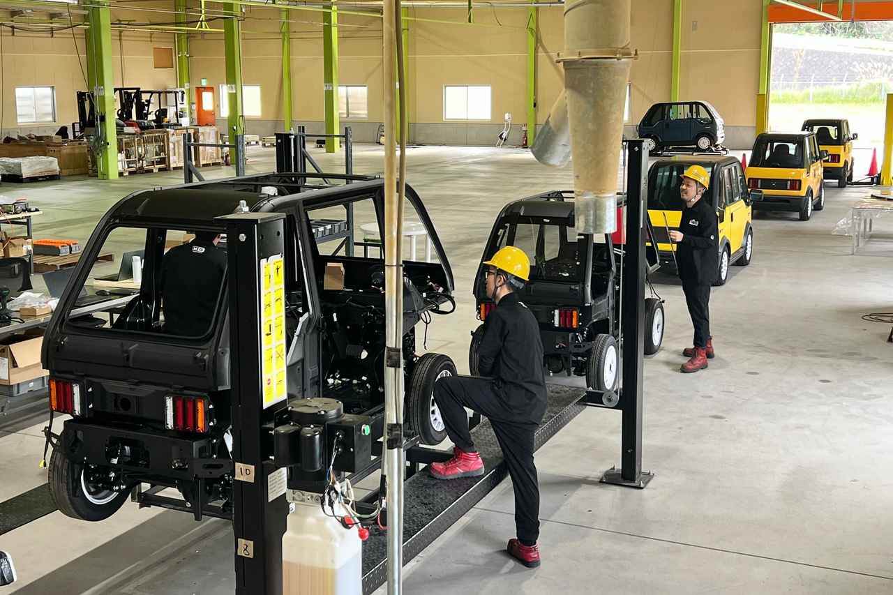 画像: 量産初期に使用を予定している生産ラインのイメージ。