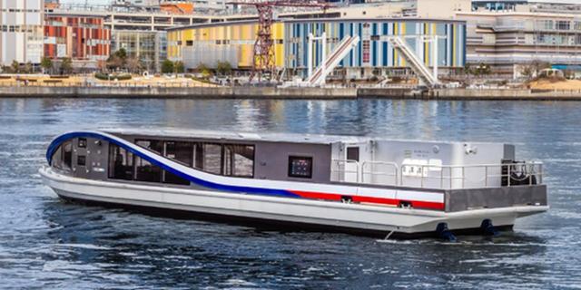 画像: Nihonbashi e-LINERの左舷側