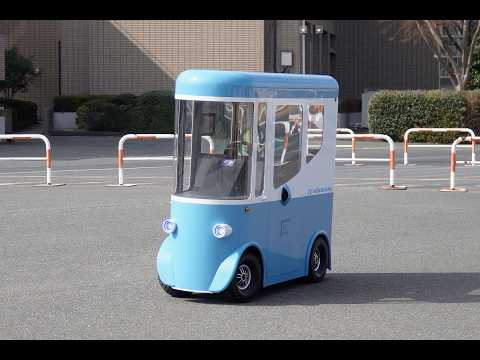 画像: 四輪の特定小型原付「ブルージェー」走行のようす youtu.be