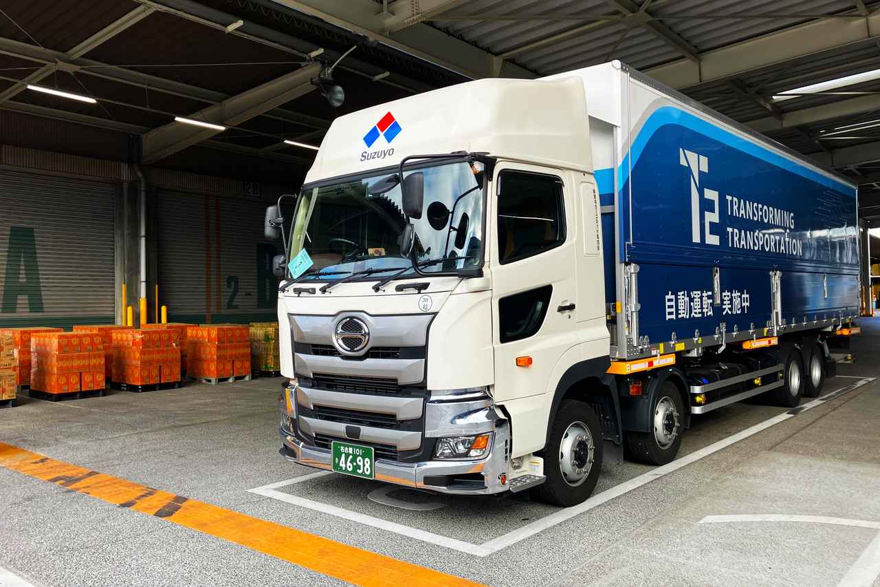 画像: T2、自動運転トラックの「関東−関西間1日1往復」実証に成功。手動運転の2倍の輸送能力を発揮可能に - スマートモビリティJP