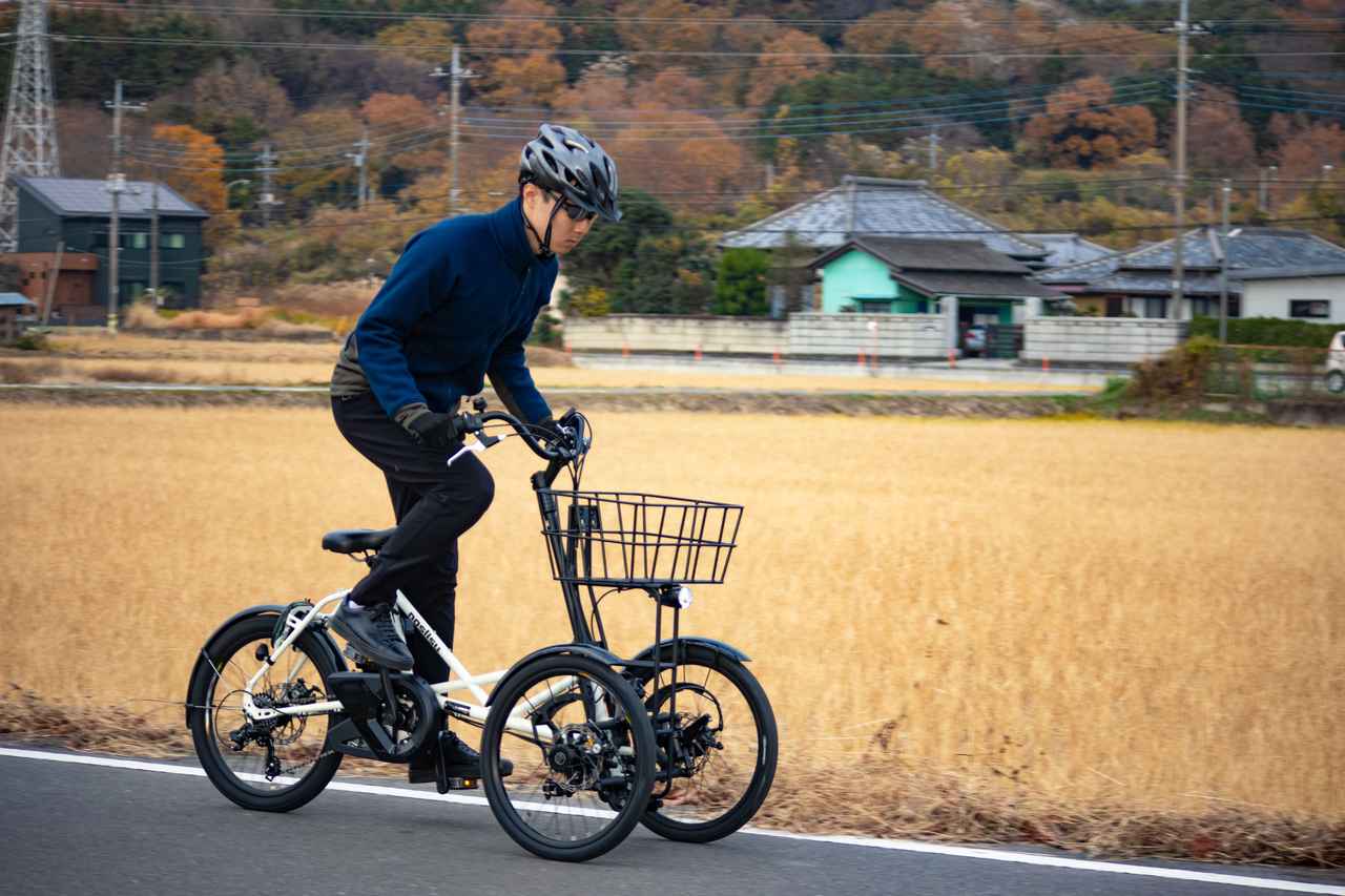 画像: モーターアシストは24km/hで切れますが、人力次第でより高速で移動することもできます。