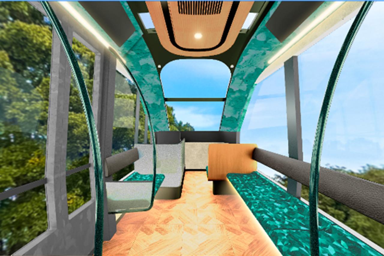 画像: バリアフリーに配慮し、車いす・ベビーカーのまま乗車できるようになっている。