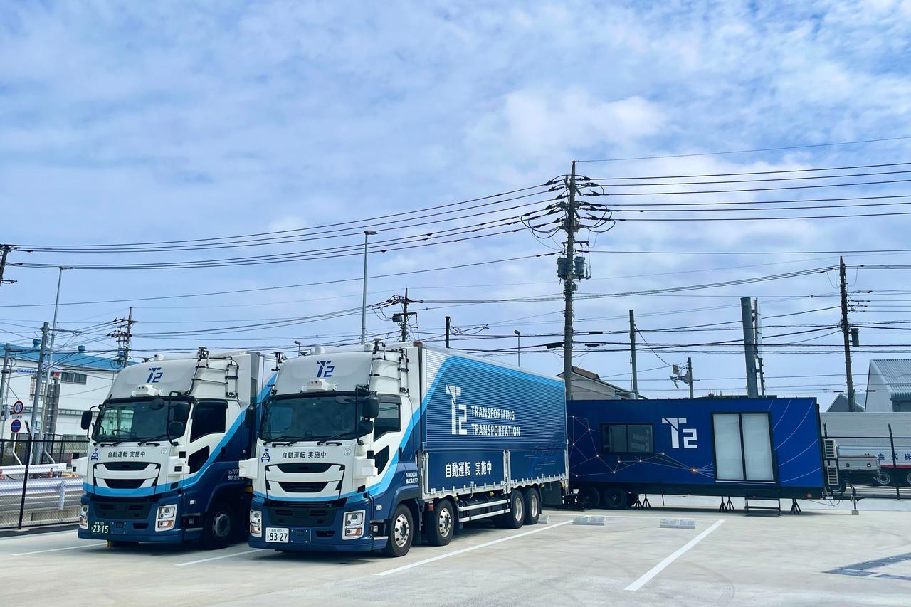 画像: トラックの駐車スペースに加えて、ドライバーの待機所も設置されている。