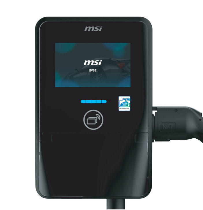 画像: 優れた汎用性を持ち、用途・場所を問わず性能を発揮できる「MSI EVシリーズ」。その安全性、性能が評価され、JARI（日本自動車研究所）の安全基準認証を取得している。
