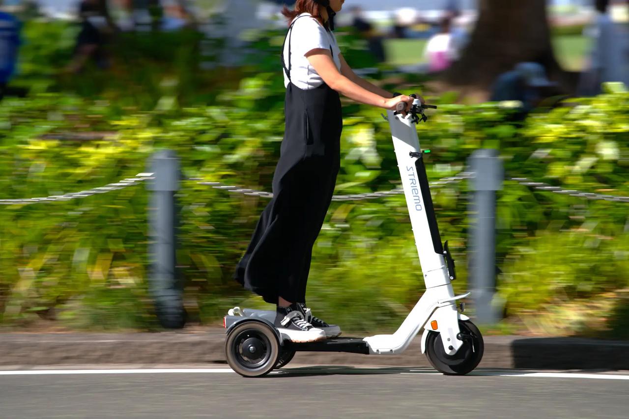 画像: 低速走行でも高速走行でも安定して運転できる。