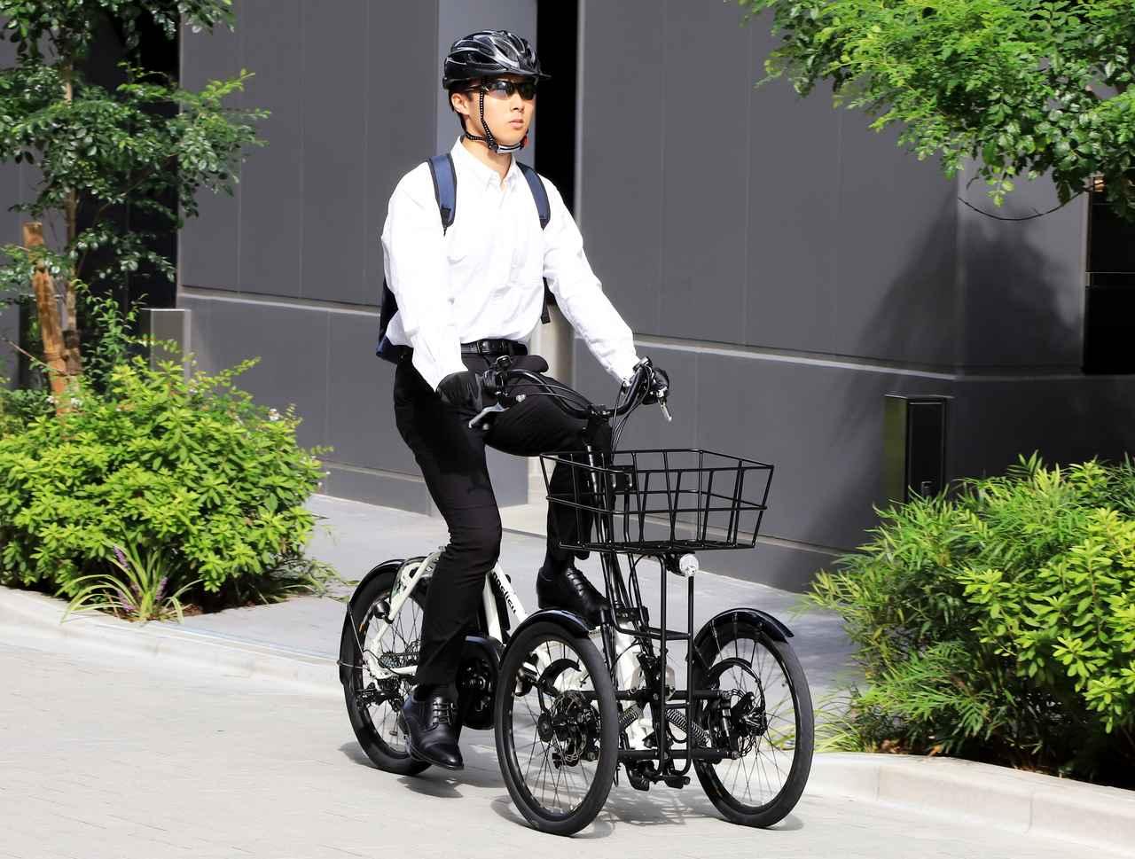 画像: 電動アシスト自転車「カワサキ・noslisu」に乗ってみた！ ユニークな機構と3輪ならではのメリットをチェック【noslisu長期使用レビュー・その1 第一印象編】 - スマートモビリティJP