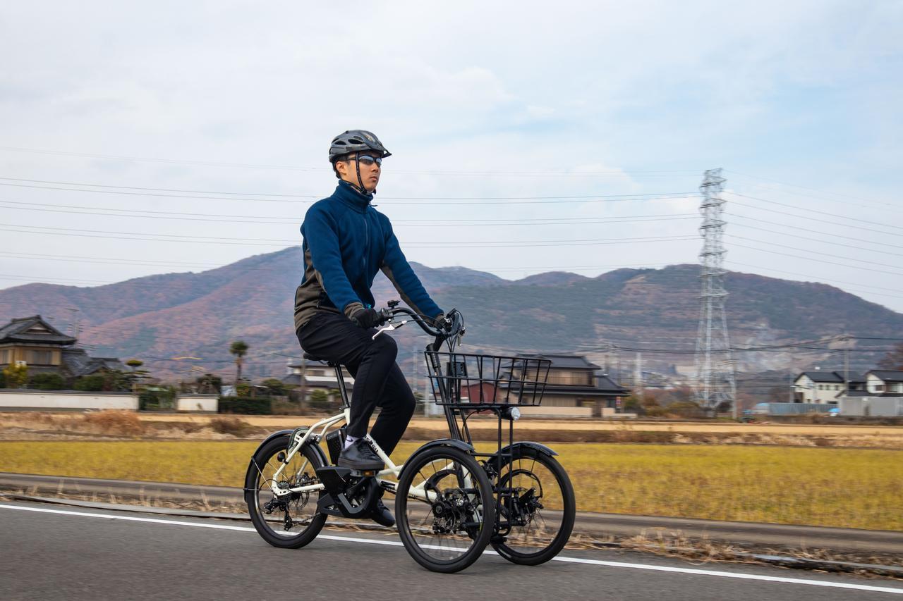 画像: 3輪電動アシスト自転車「カワサキ・noslisu」を郊外で使ってみた！ サイクリングも楽しめる万能性を発揮【noslisu長期使用レビュー・その3 郊外テスト編】 - スマートモビリティJP