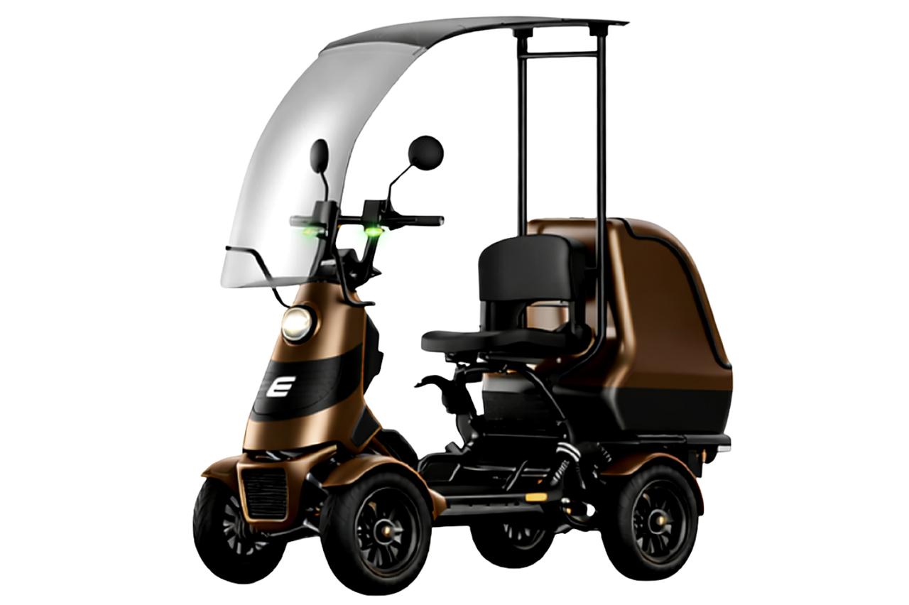 画像: 免許いらない四輪EV「エレグラン」が登場。航続距離130km、登坂性能30%、200L超えの積載スペースを備えた特定小型原付 - スマートモビリティJP