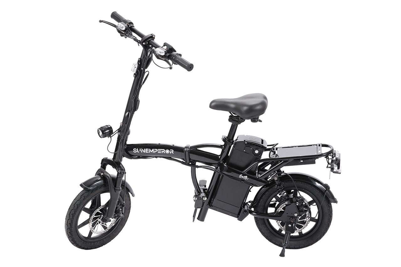 画像: 48V・500Wモーター搭載、航続距離80km、折りたたみ機構採用という欲張りセットを実現している。
