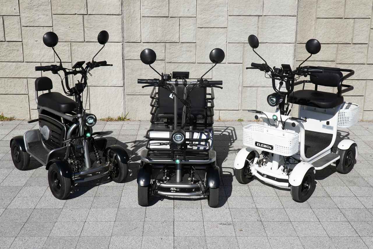 画像: ELEMOsの四輪特定小型原付に全試乗。バイク感覚で乗れるリボーン、積載力が自慢のエレカーゴ、航続距離100kmを誇るエレポーター - スマートモビリティJP