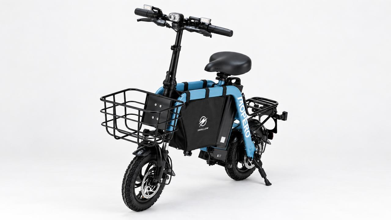 免許不要で乗れる約19万円の電動バイク「モペロ ミニ カーゴ」に改良