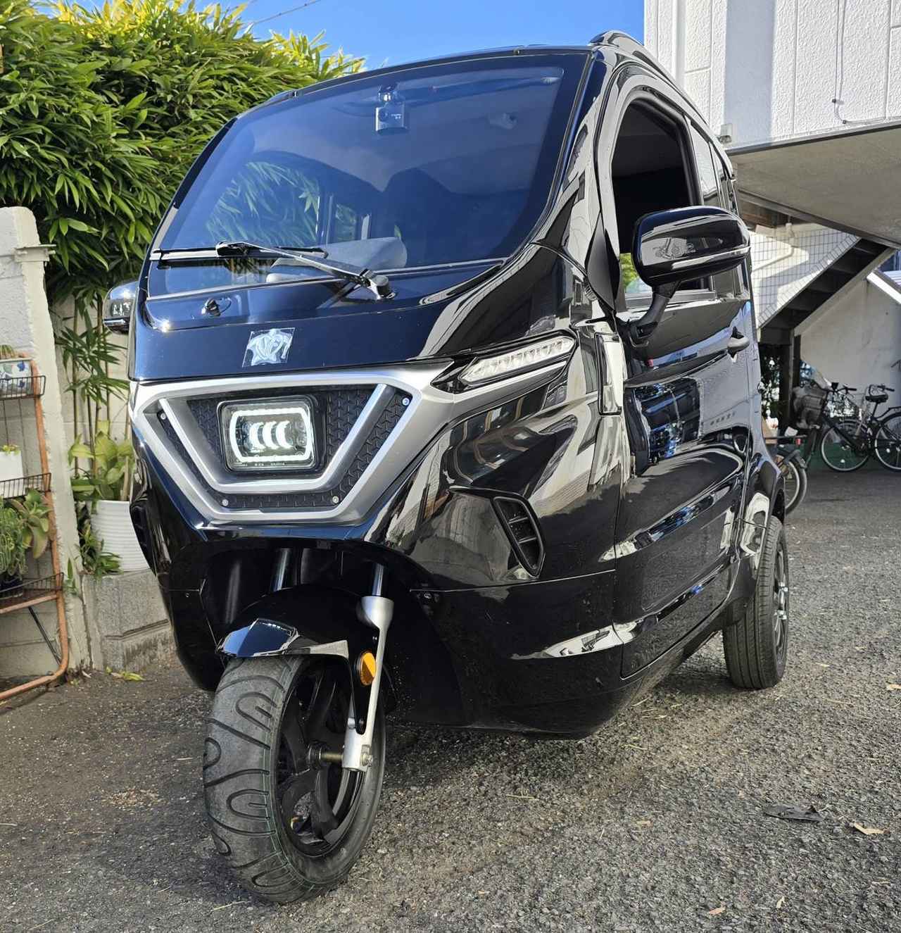 画像: URBAN TRIKER carry in door仕様 側車付軽二輪登録(3人乗り) or ミニカー登録(1人乗車)