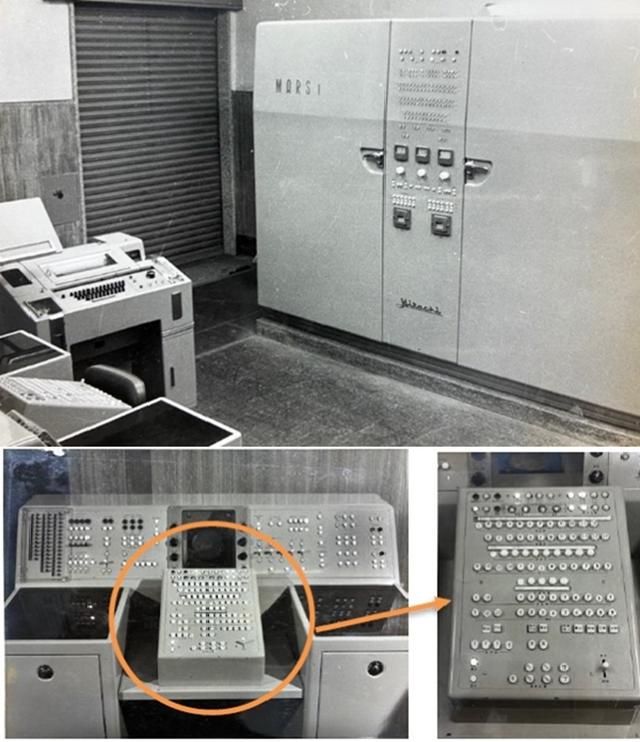 画像: 図1. MARS-1の中央処理装置(写真上)と制御盤(写真下)