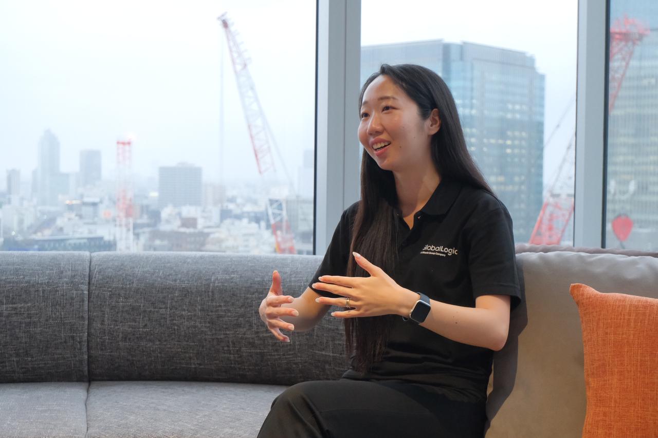 画像: 初田和子(GlobalLogic Japan株式会社 エンジニアリング部門 プロジェクトマネージャー)