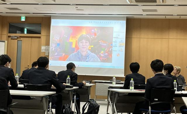 画像: 海外駐在員の講演　　アメリカから生中継！