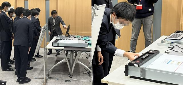 画像: 「止まらないでショー」　生徒さんが装置の一部を抜いても止まらない！