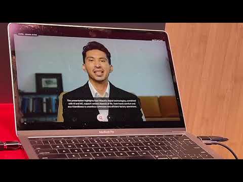 画像: (動画:展示員からの質問に対して、アバターが回答を生成し、自然な対話を行う様子 youtu.be