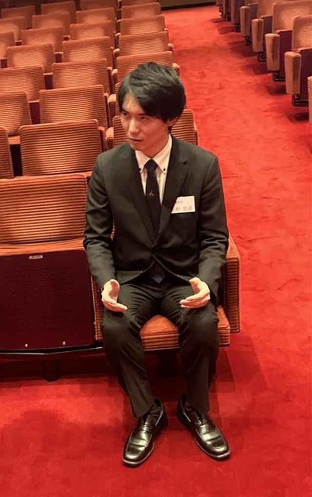 画像: ＜Bチーム＞ 日立製作所 中国支社 金融システム営業部 上村 悠真(うえむら ゆうま)