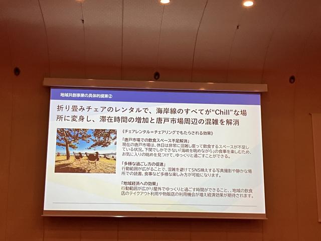 画像: ＜Aチーム＞テーマ：1 mile & 2 hoursを実現する関門“Chill”回廊プロジェクト