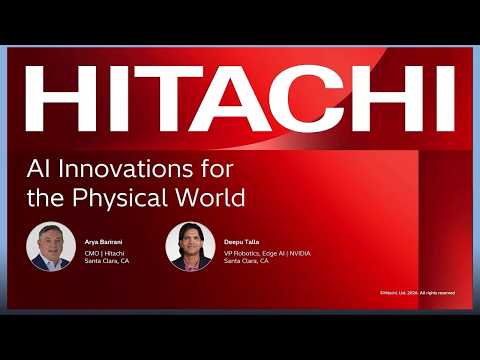 画像: CES2026 Foundry Session - 日立 × NVIDIA 講演 "Pioneering AI Technologies for the Physical World"【日本語字幕版】 youtu.be