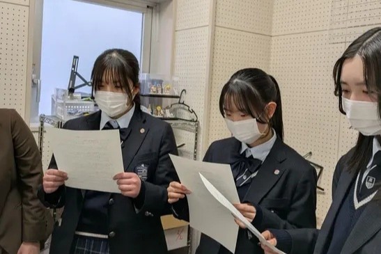 画像: 音声収録の様子