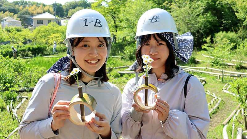 画像: 完成! お花はいただきました