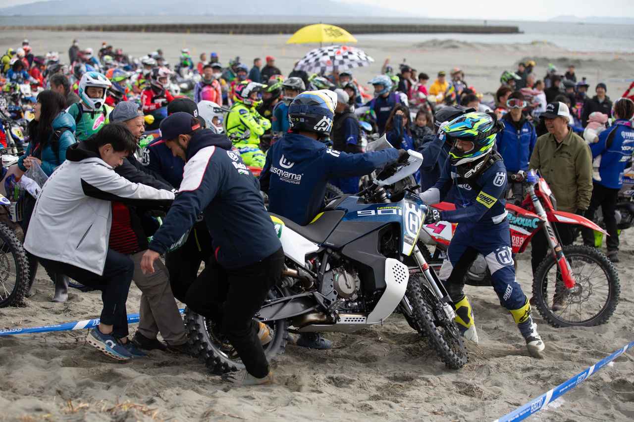 画像: スタートにまっすぐ並べるだけで一苦労（笑）