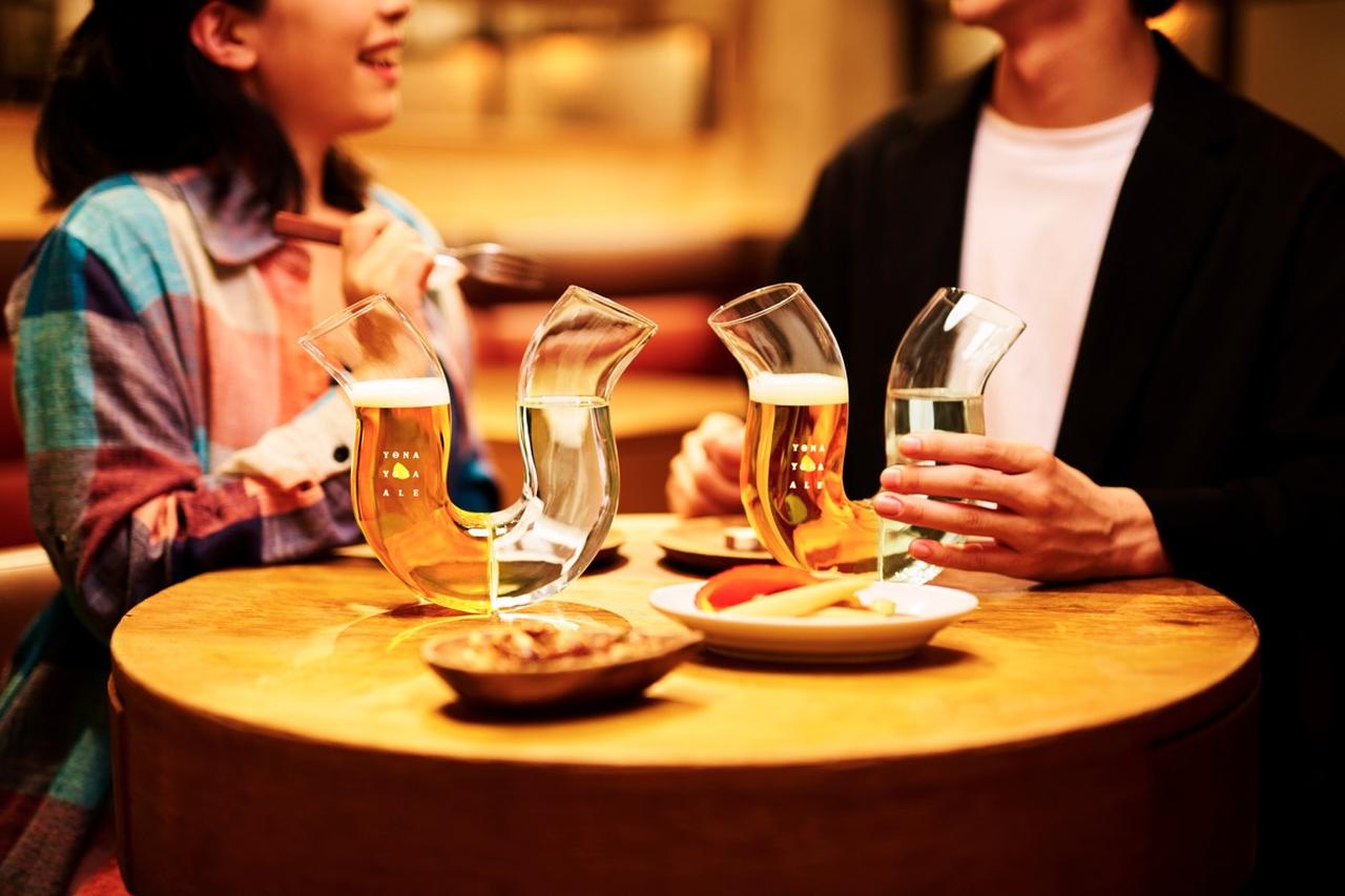 画像3: ”ビールだけ飲むと倒れる” グラス「ふらつくビアグラス by よなよなエール」予約販売開始!