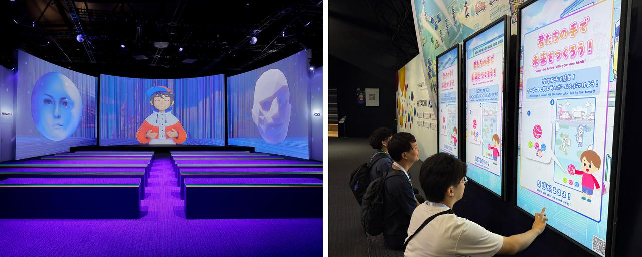 画像: （左）Mirai Theater、（右）Mirai Arcade