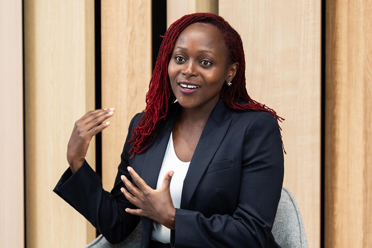 画像: Harriet, who studied AI at a Japanese graduate school