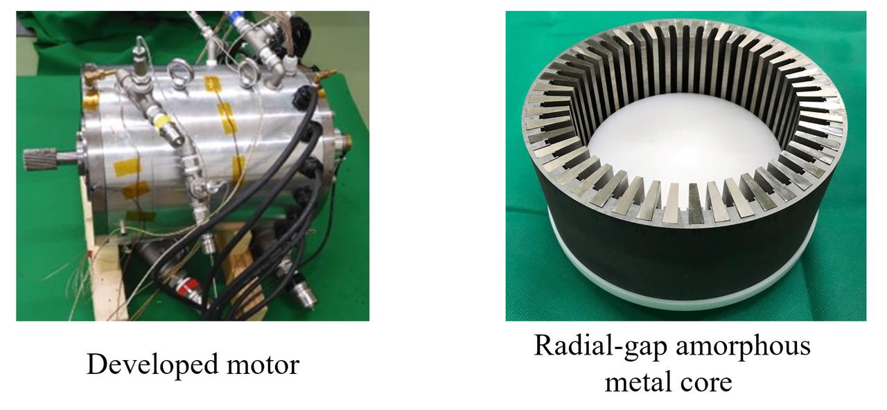 画像1: Combining results from multiple research projects to develop an amorphous motor with high-speed rotation