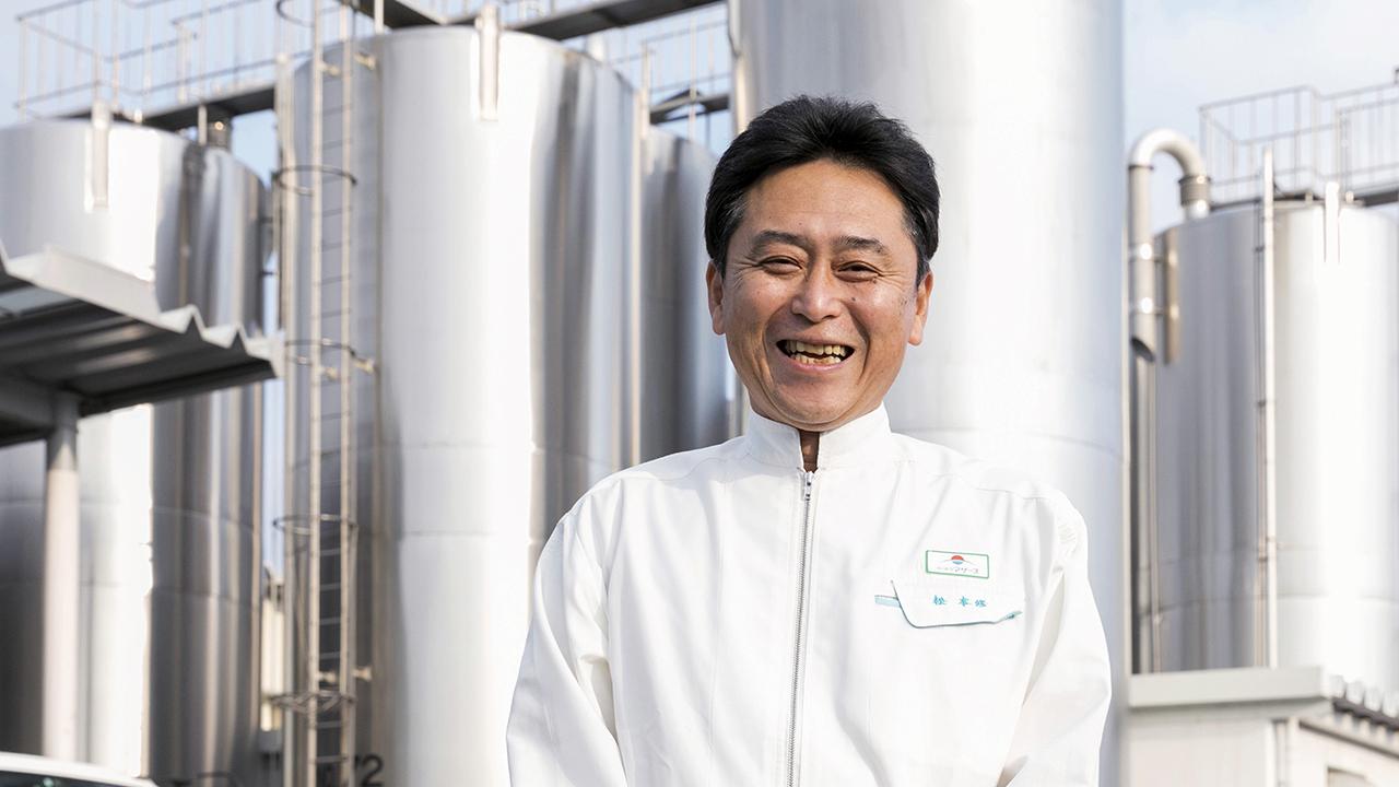 画像: らくのうマザーズ 菊池工場 LL製造課 課長補佐 松本修一 様