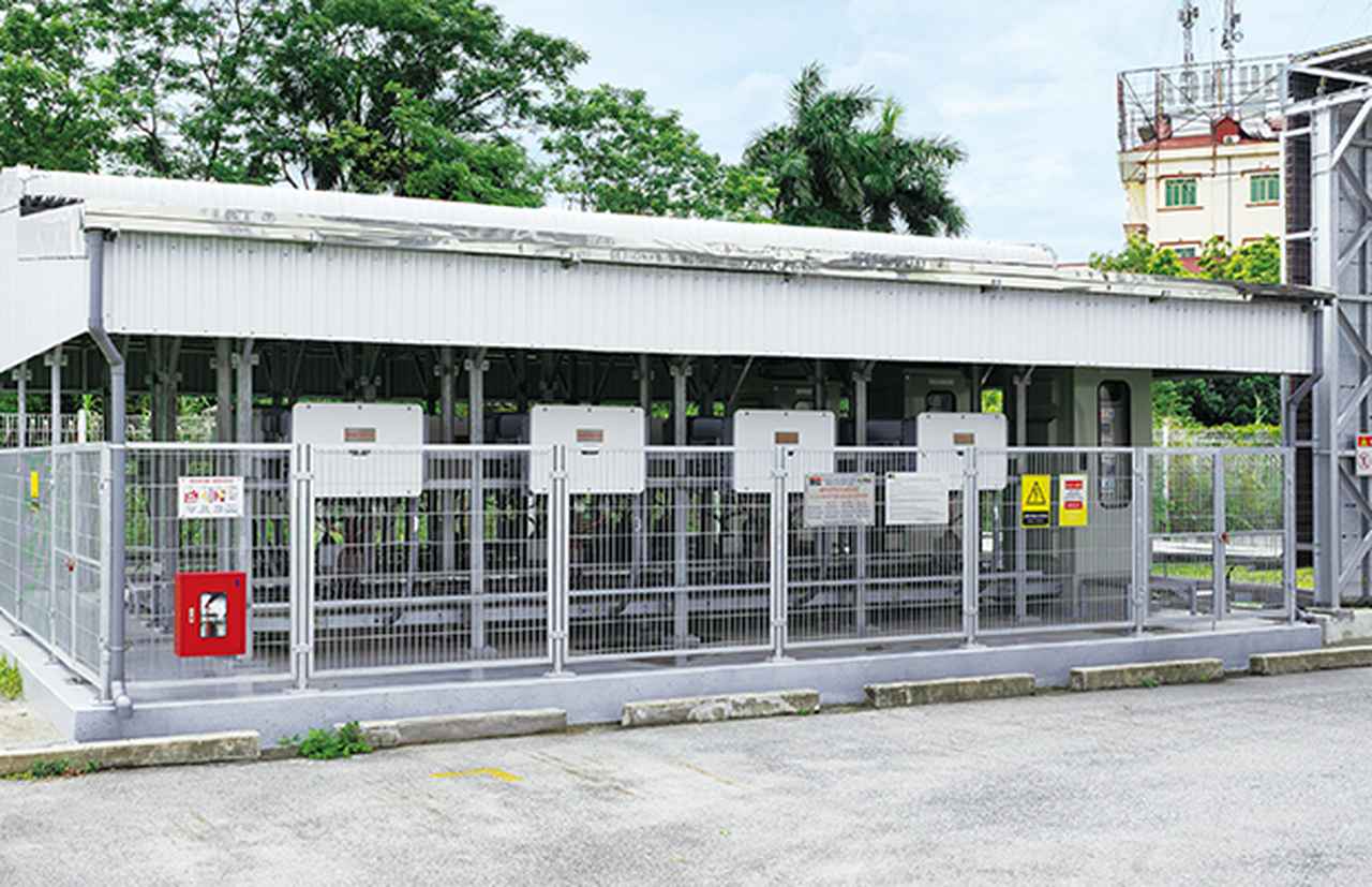 画像: 太陽光で発電した電力は自社工場とともに 工業団地に供給