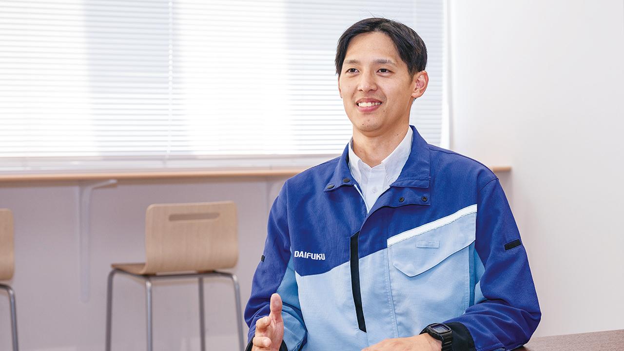 画像: 株式会社ダイフク イントラロジスティクス事業部 中部サービス部 中部第1カスタマーステーション 寺嶋剛久 様