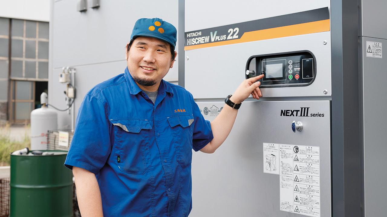 画像: 株式会社 三陽機械製作所 製造部（NC旋盤） 須貝大樹 様