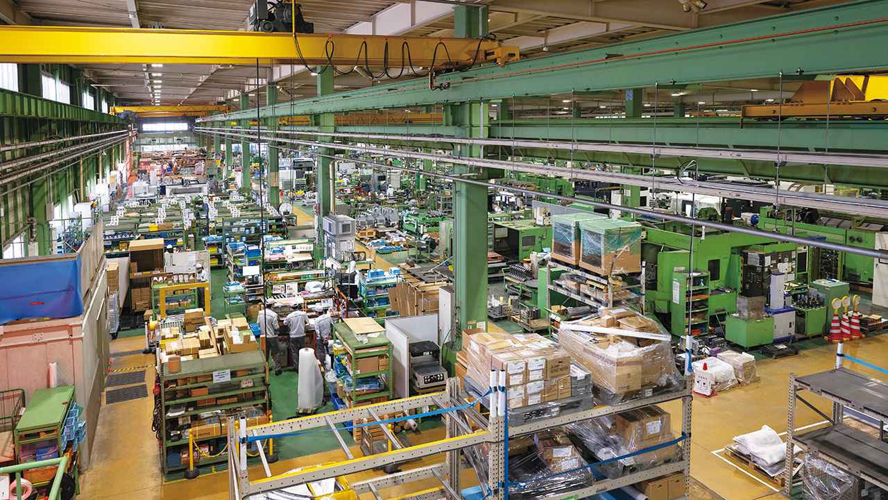 画像: 本社・早月事業所の生産ライン