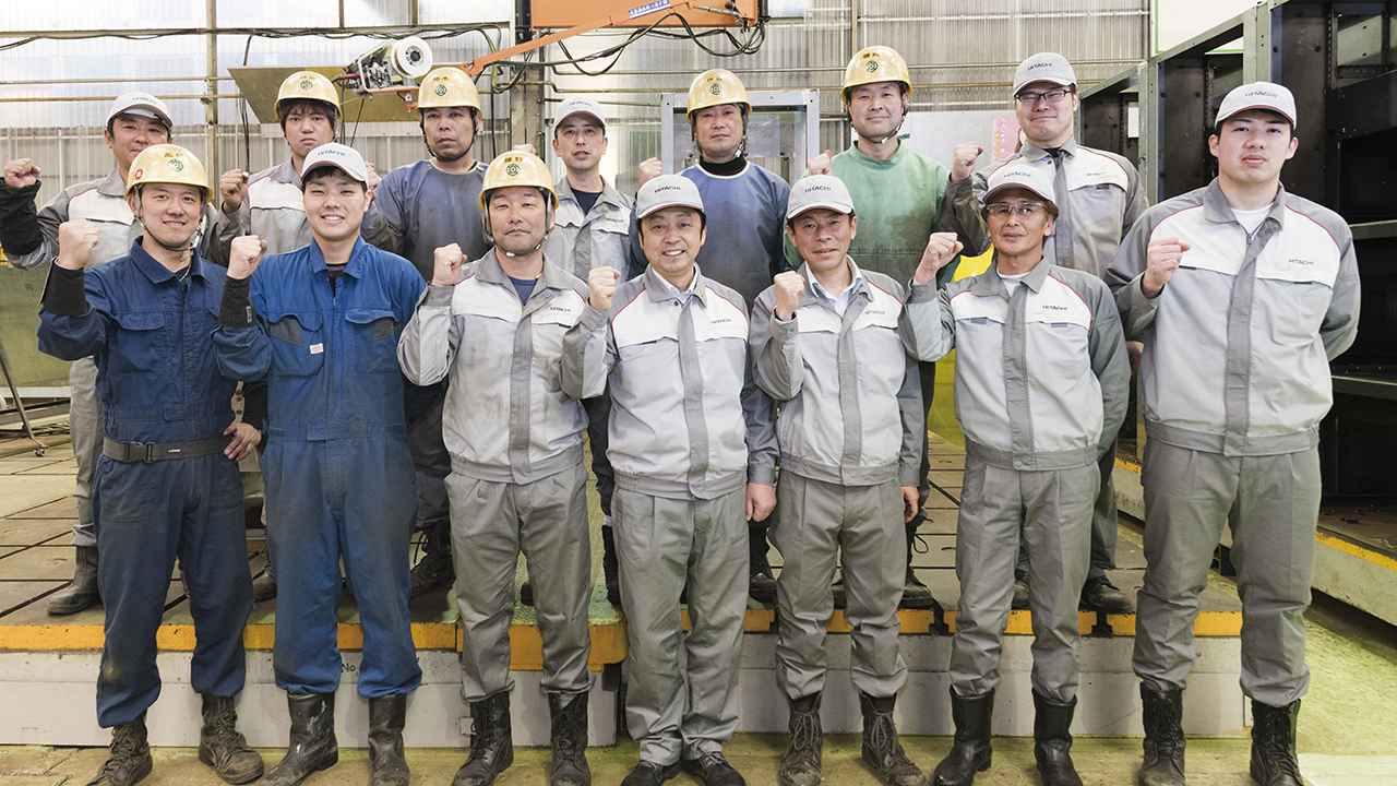 画像: 清水頭の指導のもと育った製缶スタッフ