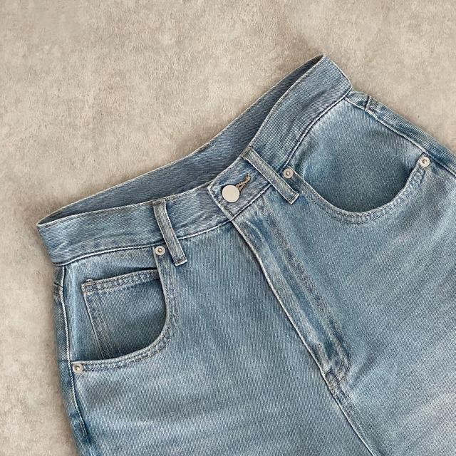 裾がポイント！【しまむら】インフルエンサーコラボ「デニムパンツ」が