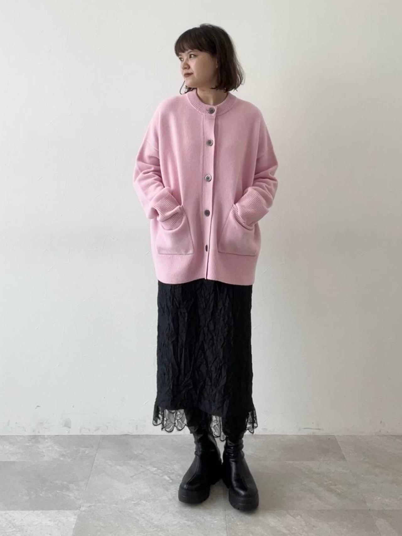 LOWRYSFARM シャギーZIPカーディガンロングスリーブ LOWRYS FARM