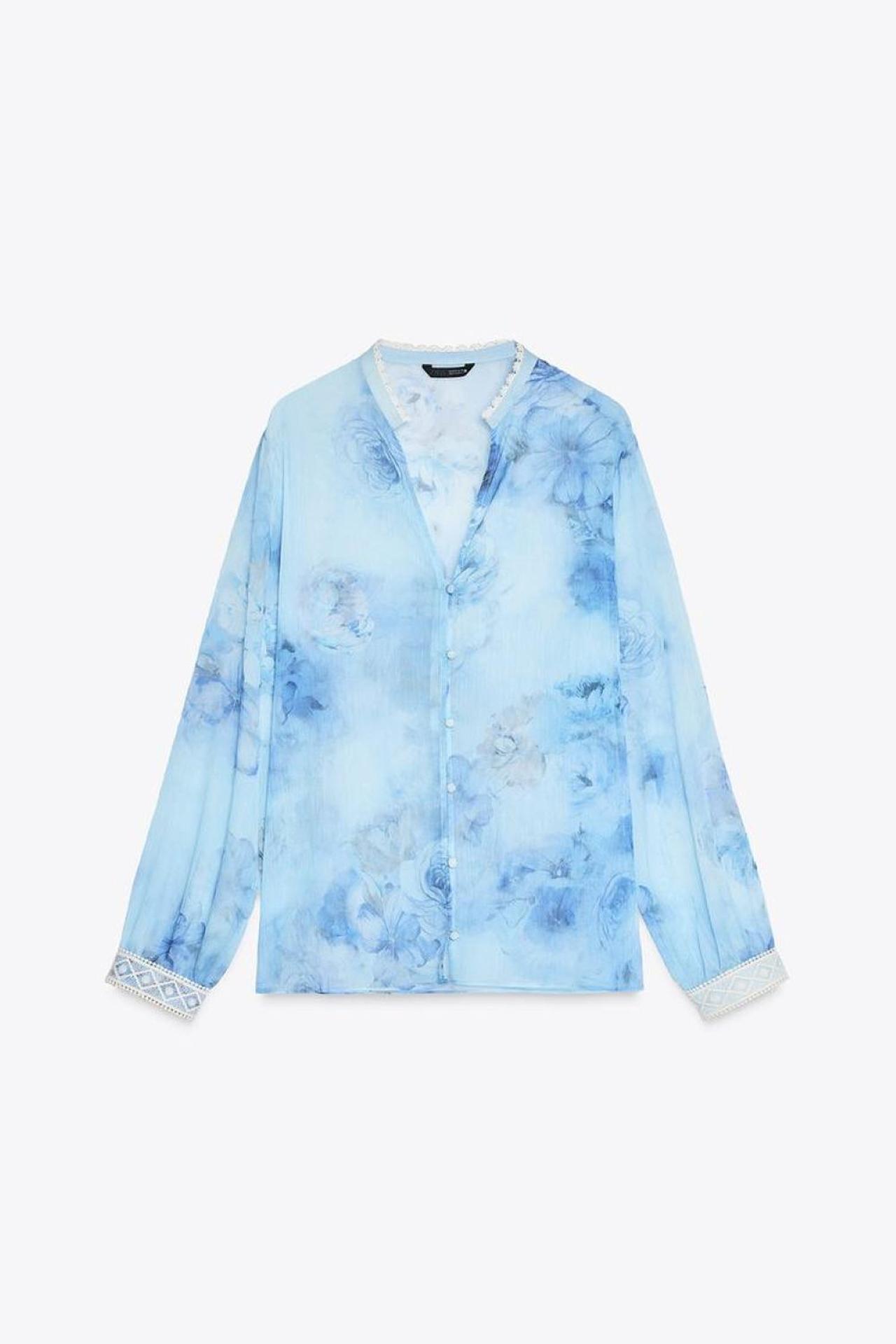 ZARA - 海外大人気♡ふわふわ♡セットアップ♡ライトブルー ZARA Purchases] The winter clothes were so cute
