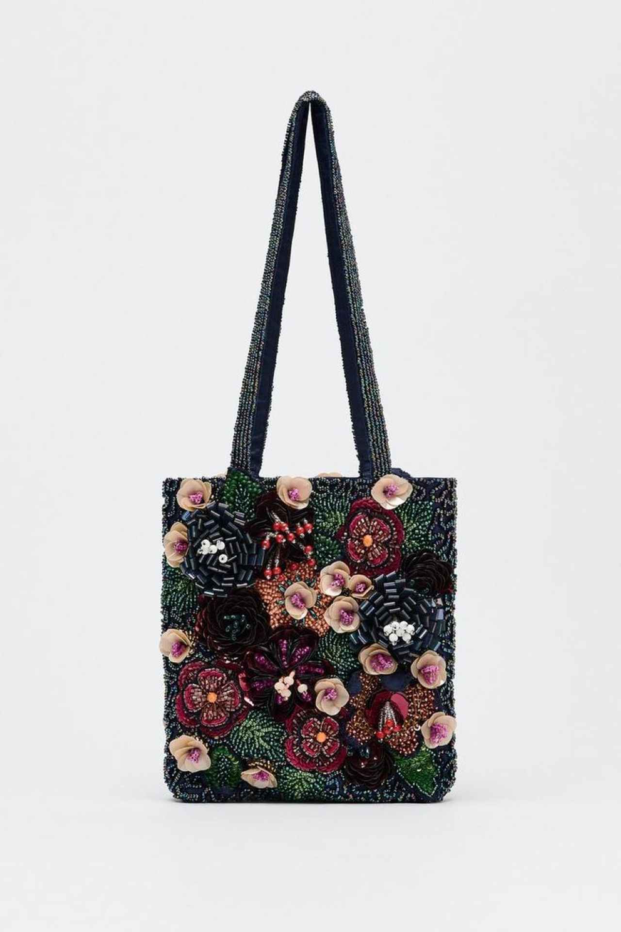 ZARA ザラ　 メッシュビーズバッグ メッシュ ビーズ バッグ - マルチカラー | ZARA Japan / 日本