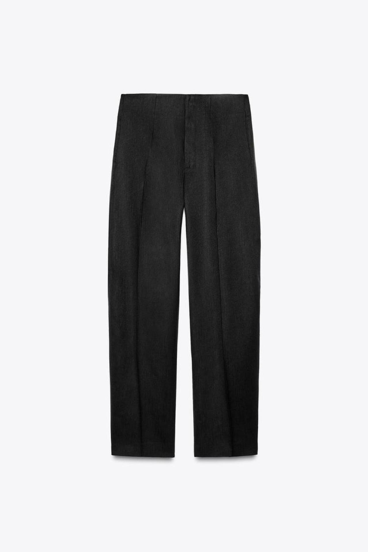 ★ドイツ発*ZARA*新作*テクスチャーリネンスラックス/EW★ さらっと感が最高ーーッ♡【ZARA】夏の頼れる1本！「リネン