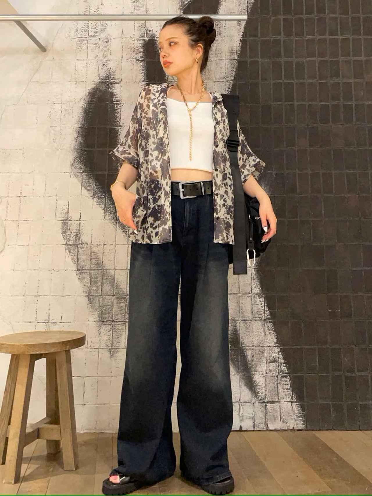 こういうの欲しかった♡【JEANASIS】羽織るだけ今っぽ！「シアーシャツ 