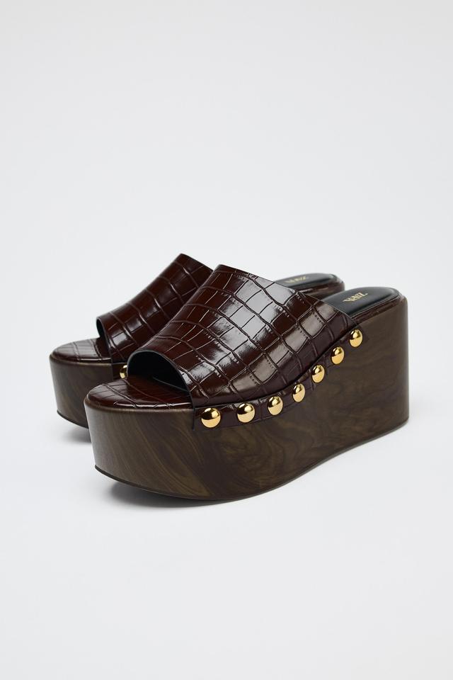 【ZARA】NY バックスキン　スエード レザー　ミュール　サンダル　靴 ZARAスウェットレザーサンダル 色っぽ