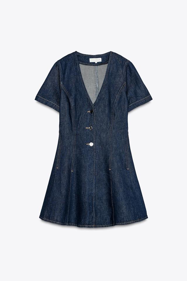 新品 ZARA Z1975 デニム ミニワンピース M 今季完売品！1点限り 01879021427-p.jpg?ts=