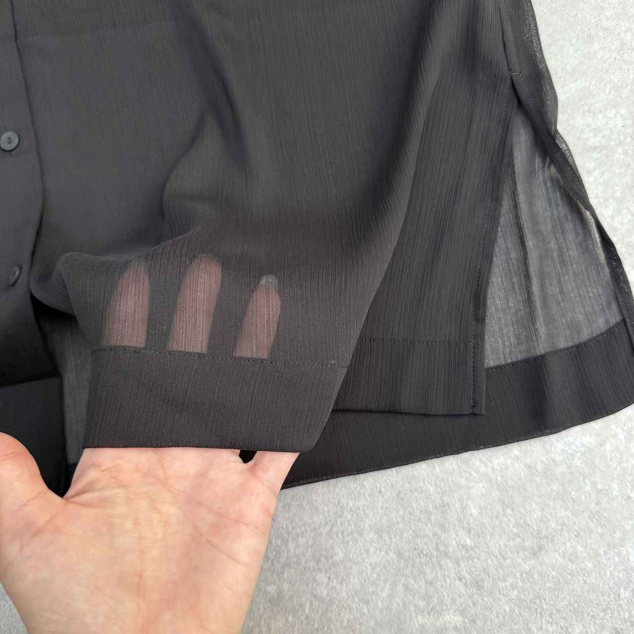 画像: 透け感