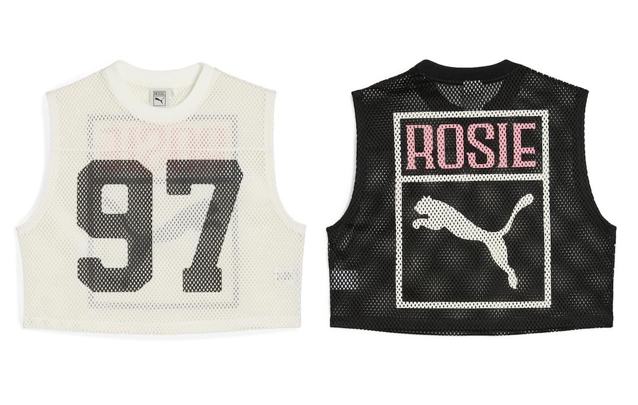 画像: プーマ x ロゼ リラックスドメッシュトップ 各¥8,800 出典:プーマ