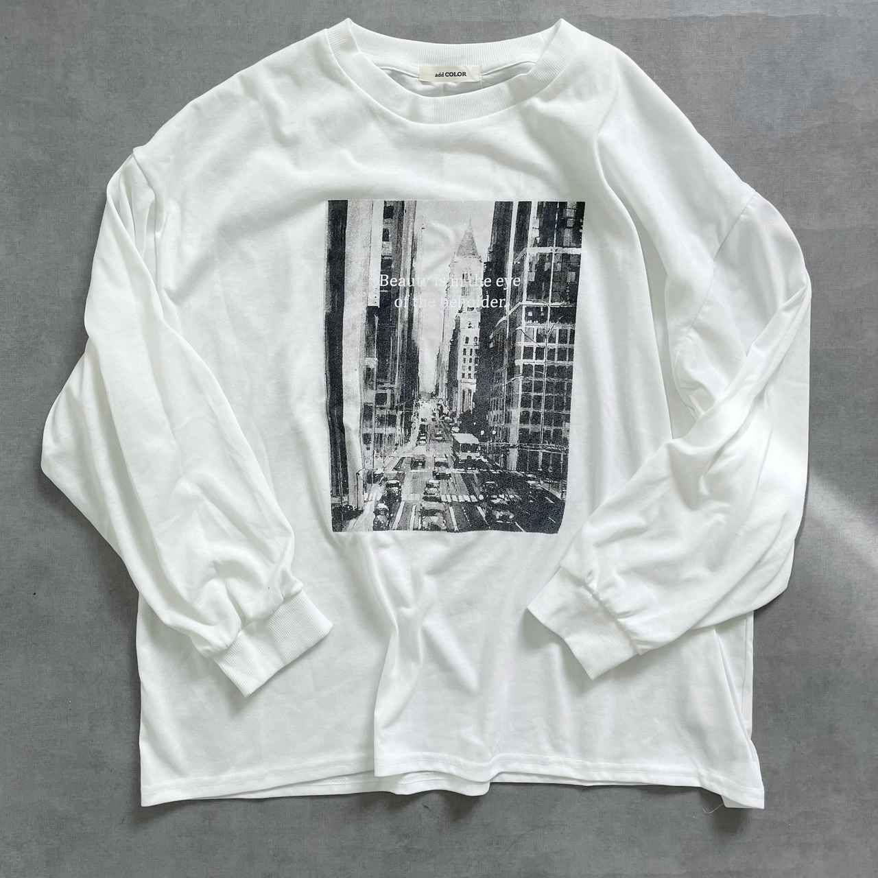 画像: 半袖Tシャツ → ロンT