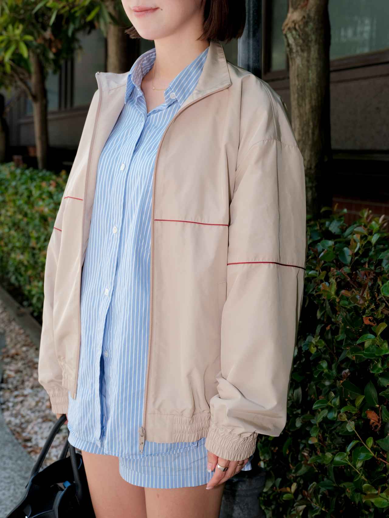 画像: 大きめブルゾンは暖冬に活躍